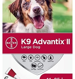 Bayer K9 Advantix II L Dog 4ds 2.5ml (11-25kg)
