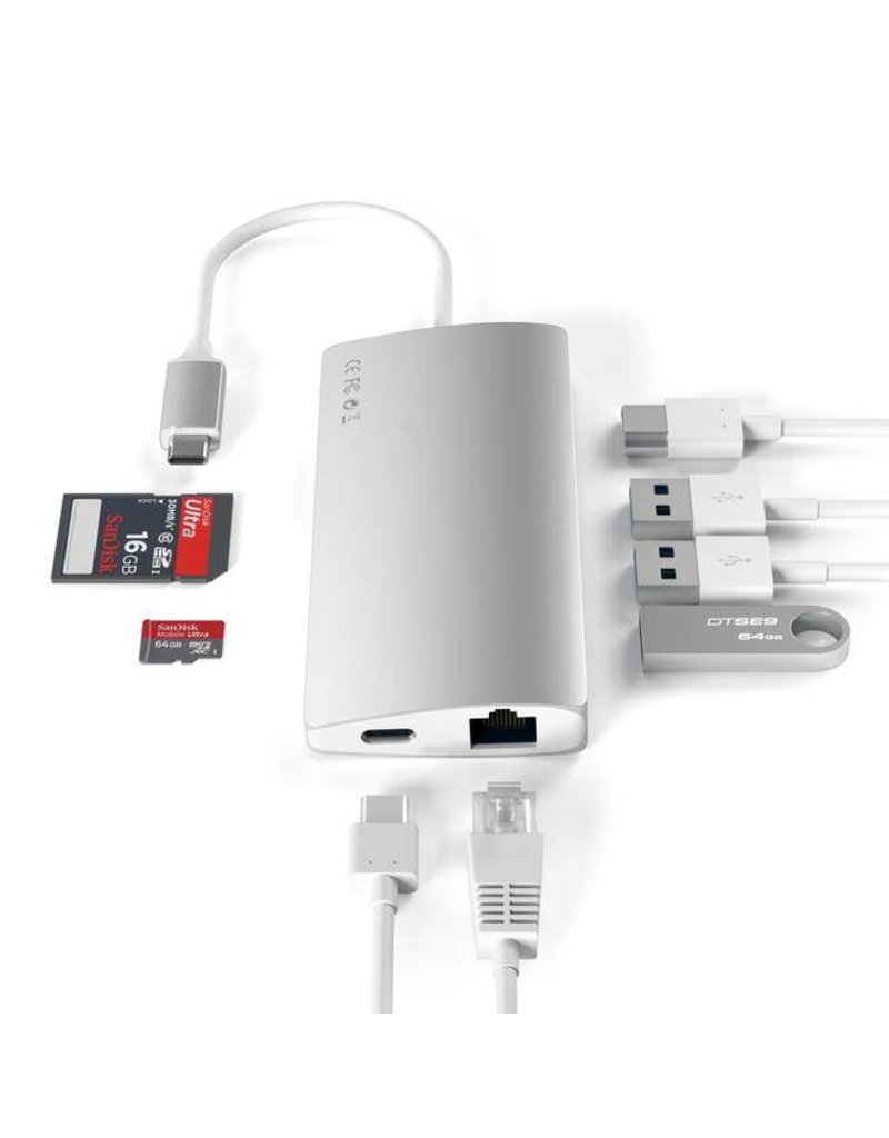 Satechi type-C multi-port adapter 4K with ethernet V2
