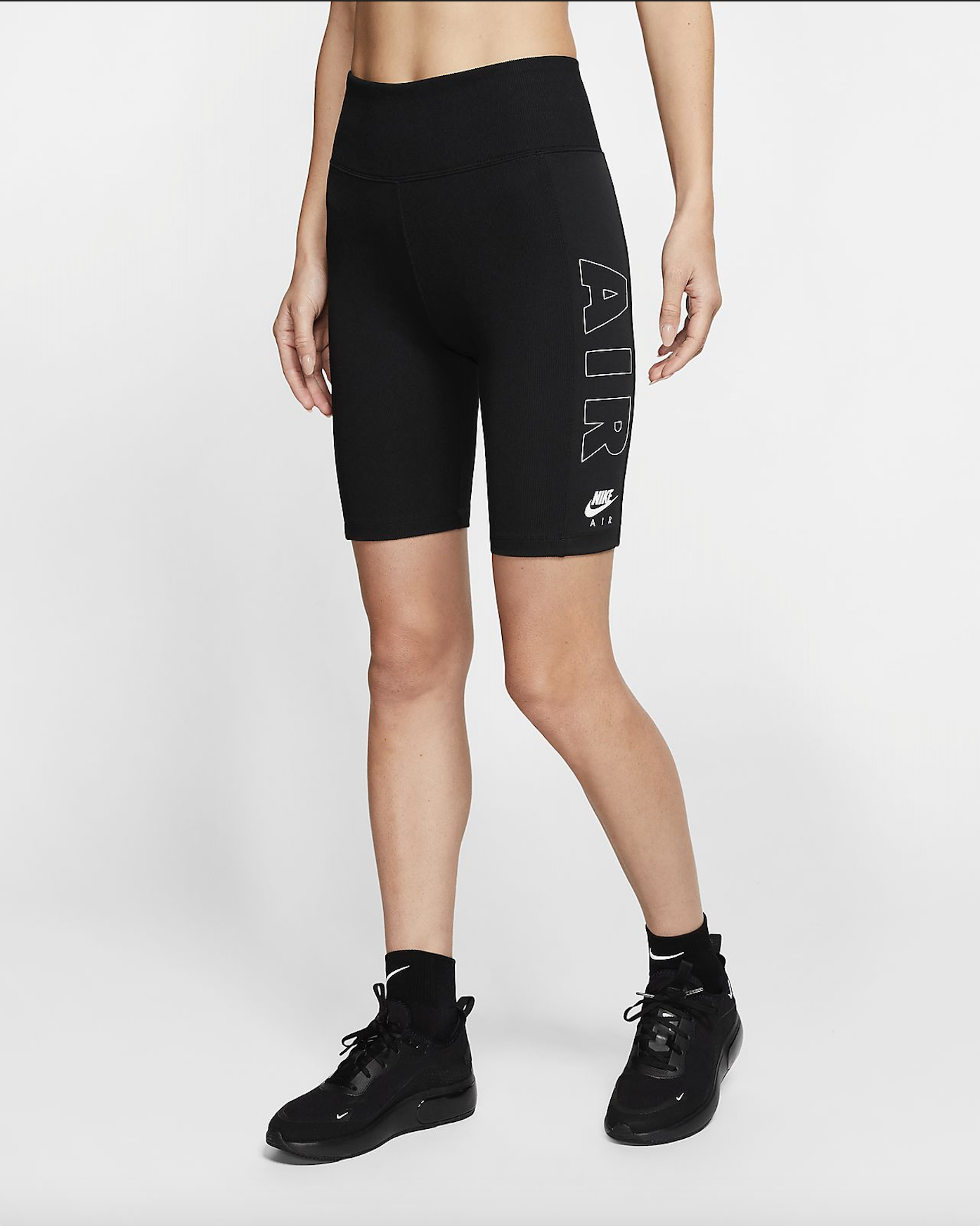 grey nike biker shorts