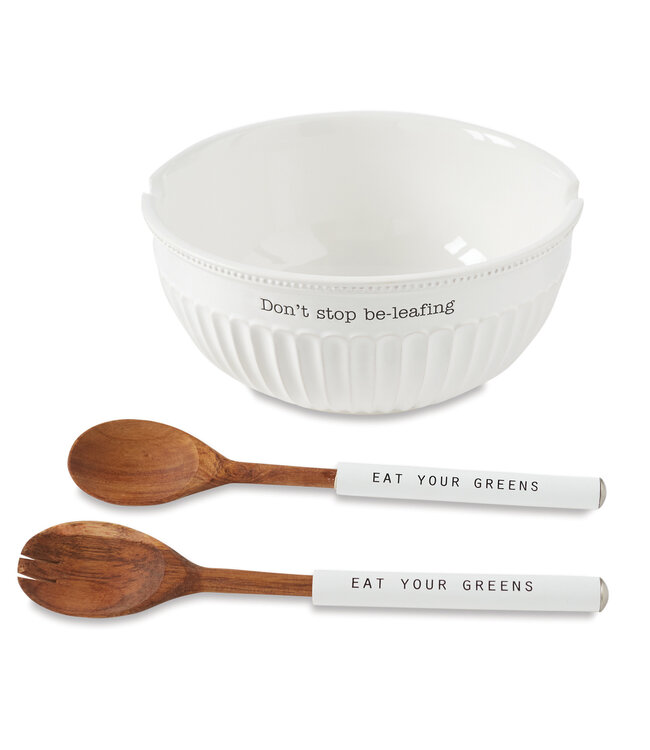 Salad & Utensil Set