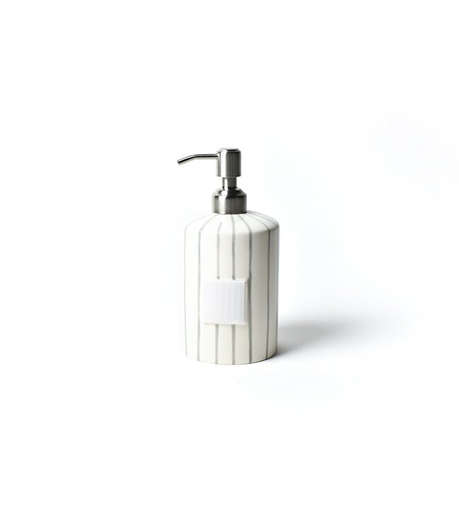 Happy Everything Stone Skinny Stripe Mini Soap Pump