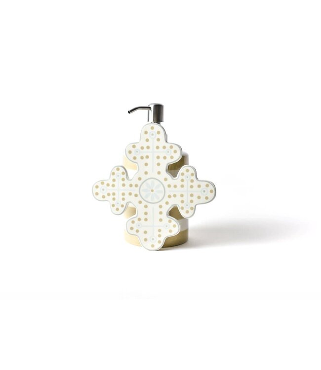 Happy Everything Neutral Stripe Mini Soap Pump