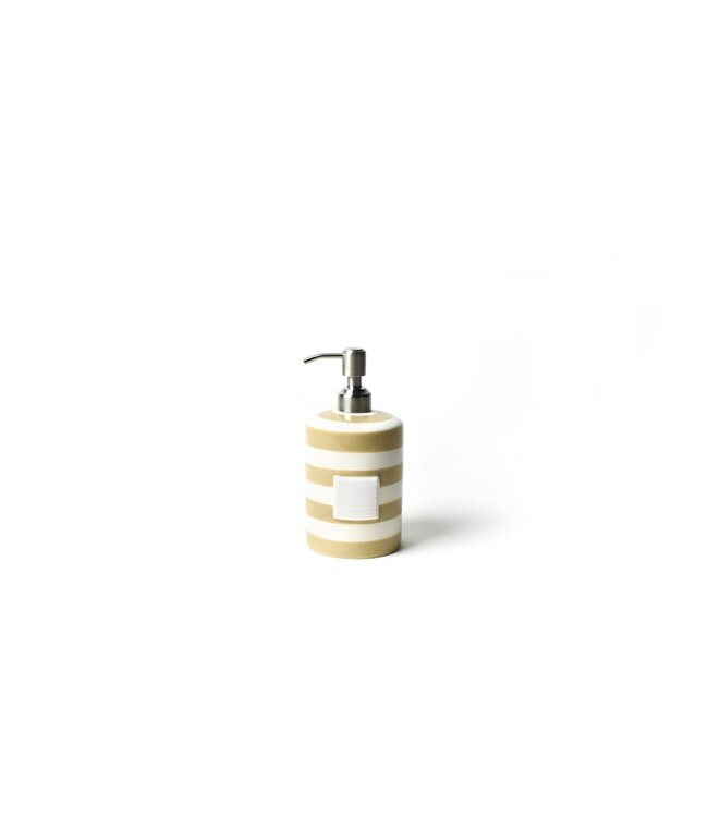 Happy Everything Neutral Stripe Mini Soap Pump