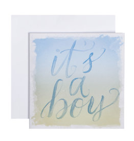 Mini Enclosure Card - It's a Boy