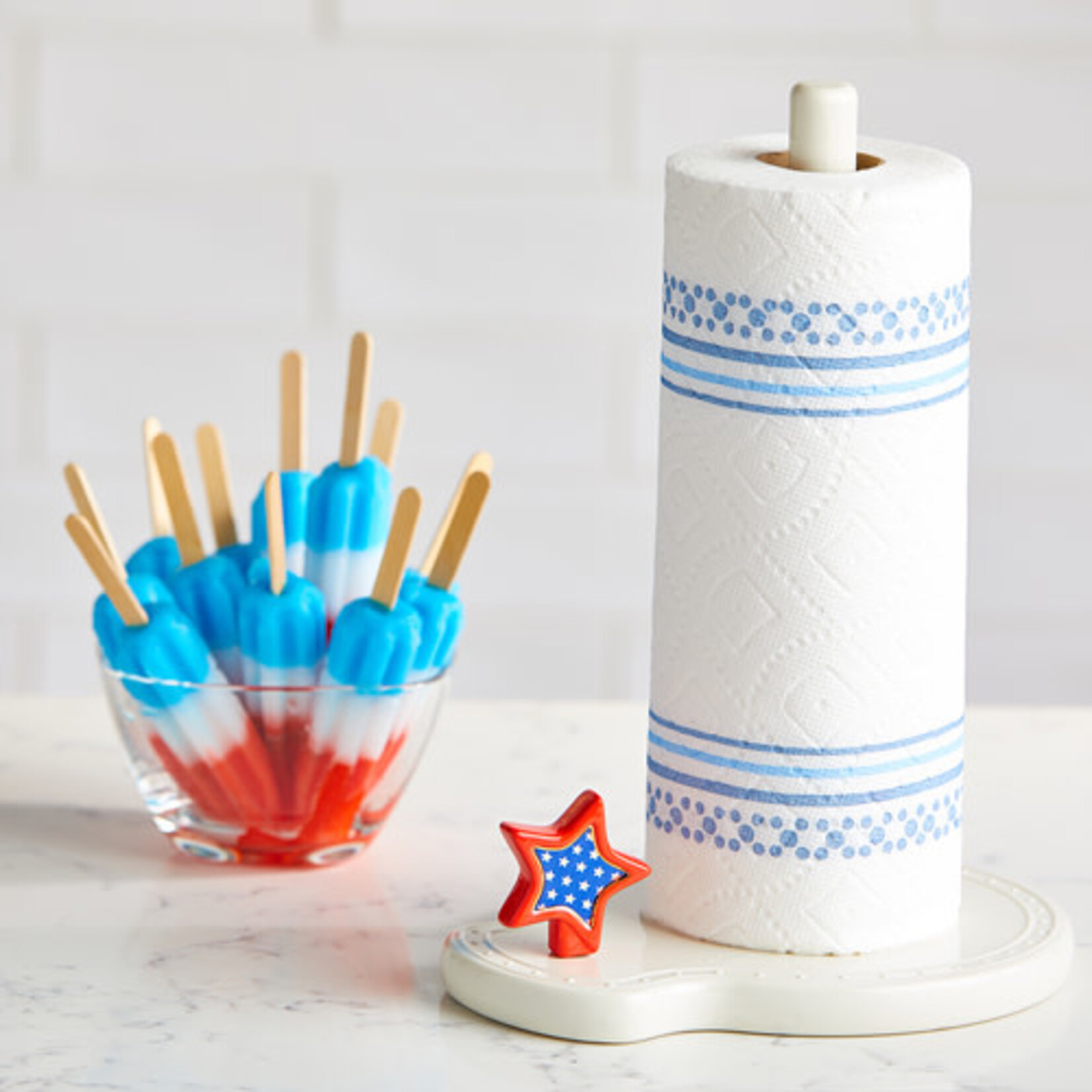 Melamine Paper Towel Holder By Nora Fleming – Little Green Apple