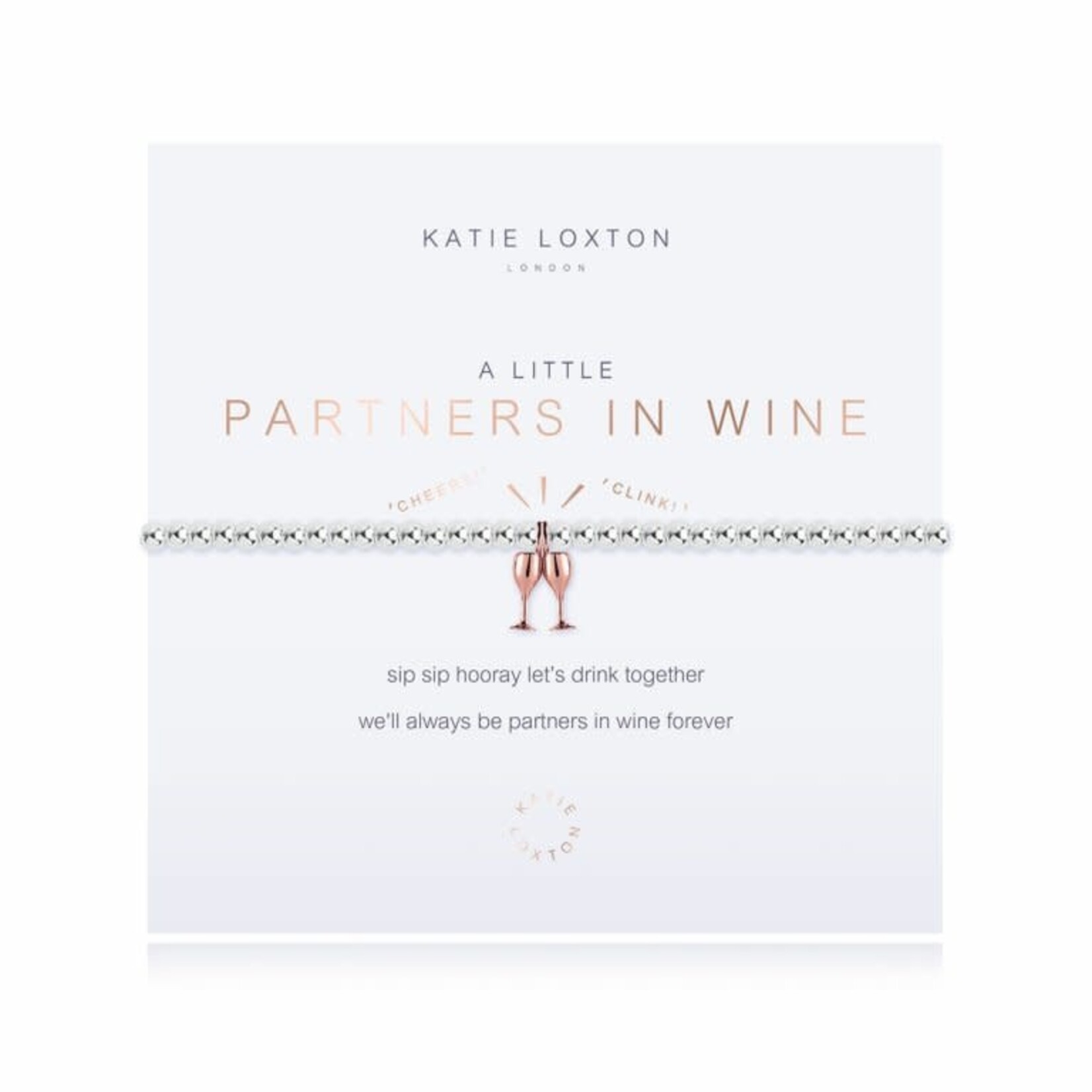 Katie Loxton Partners in Wine Bracelet