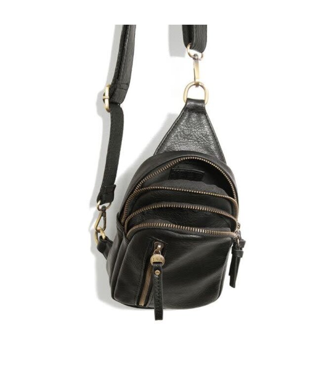 Joy Susan Skyler Black Sling Bag