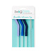 Swig Hydrangea/Blue/Navy Reusable Straw Set