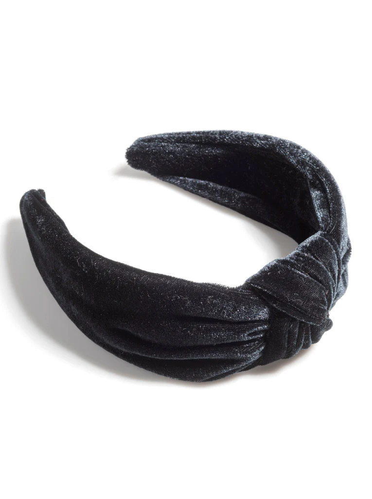 Shiraleah Black Knotted Velvet Headband - Gracious Me!