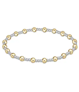 enewton design Enewton Extends Classic Sincerity Pattern 4mm Bead Bracelet Mixed Metal