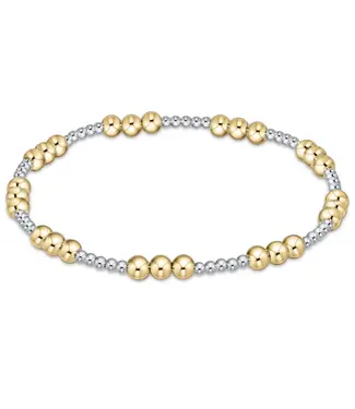 enewton design Enewton Classic Joy Pattern 4mm Bead Bracelet Mixed Metal