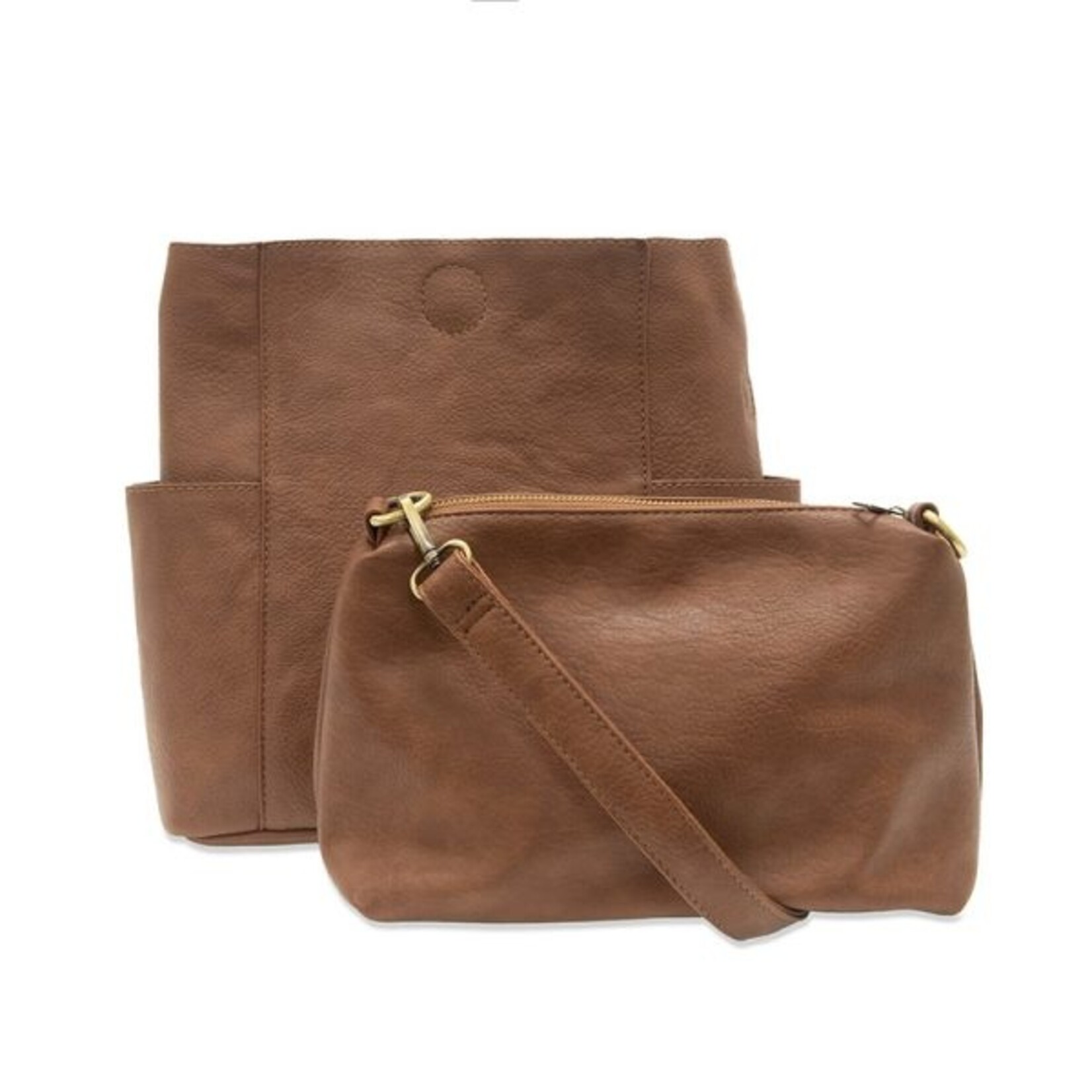 Joy Susan Kayleigh Walnut Bucket Bag