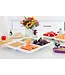 Nora Fleming Pinstripe Melamine Sectional Server