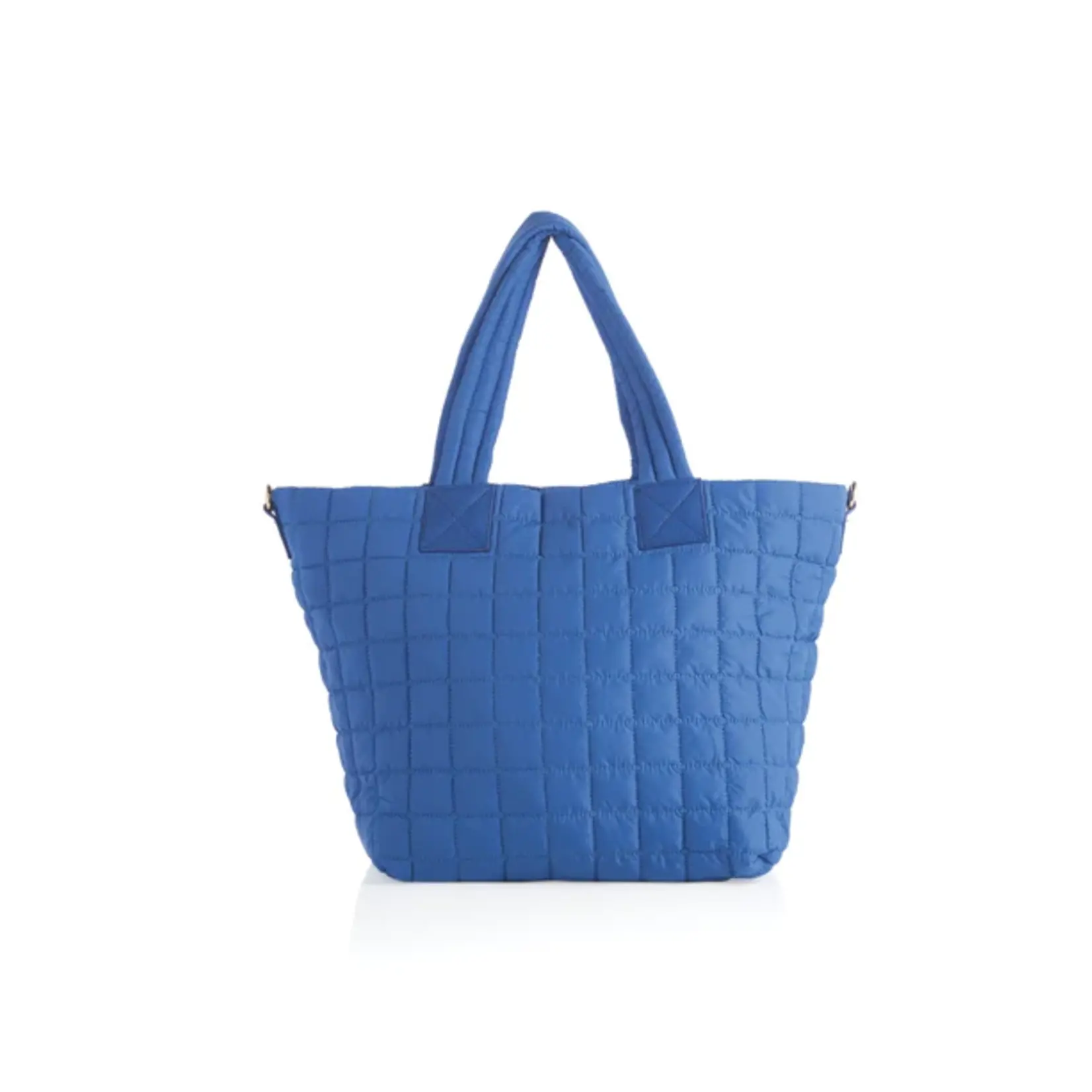 Ezra Ultramarine Quilted Nylon Tote