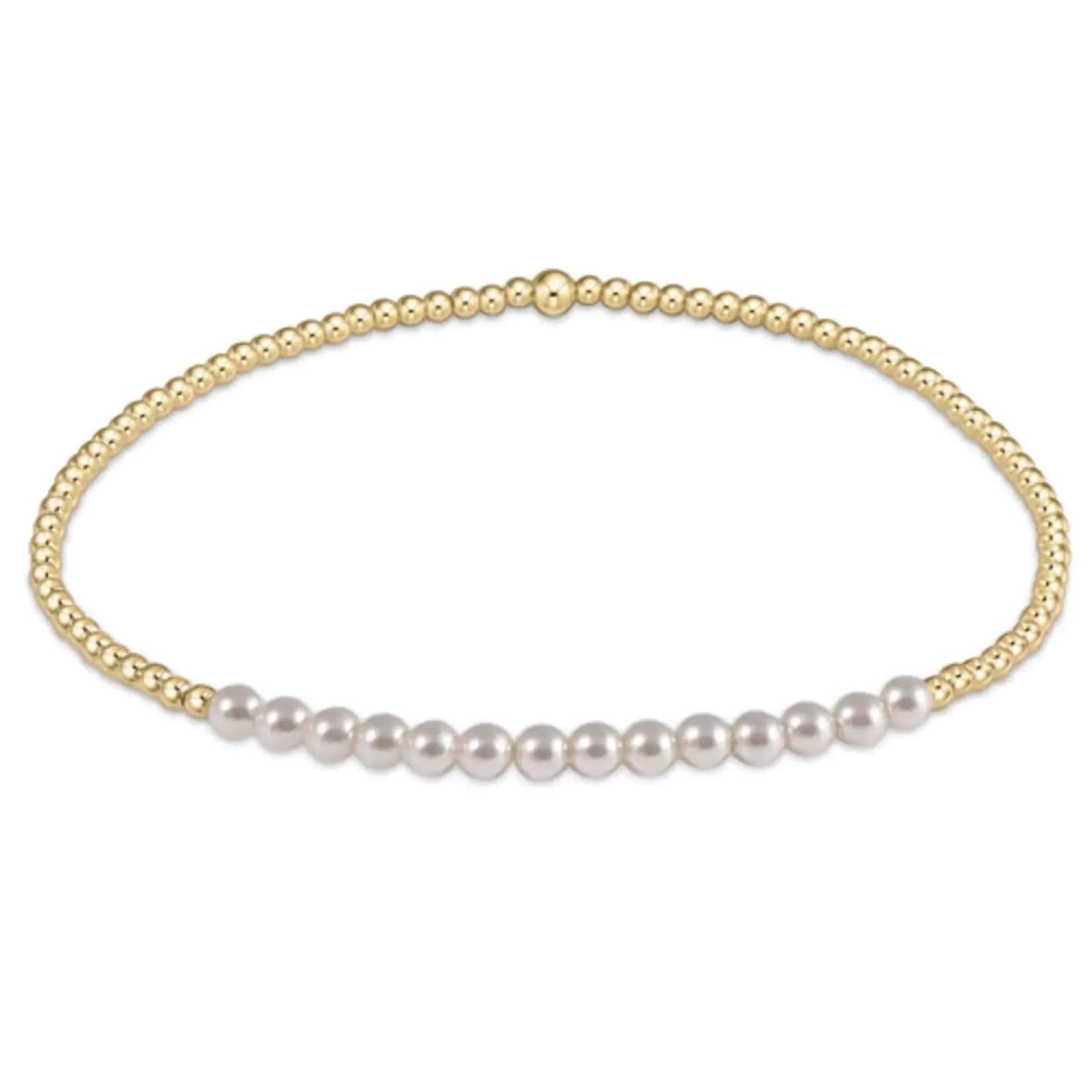enewton design Enewton Gold Bliss 2mm Bead Bracelet Pearl
