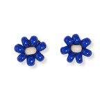 Ink & Alloy Tina Lapis Beaded Post Earrings