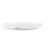 Q Squared Ruffle White Melamine Round Platter