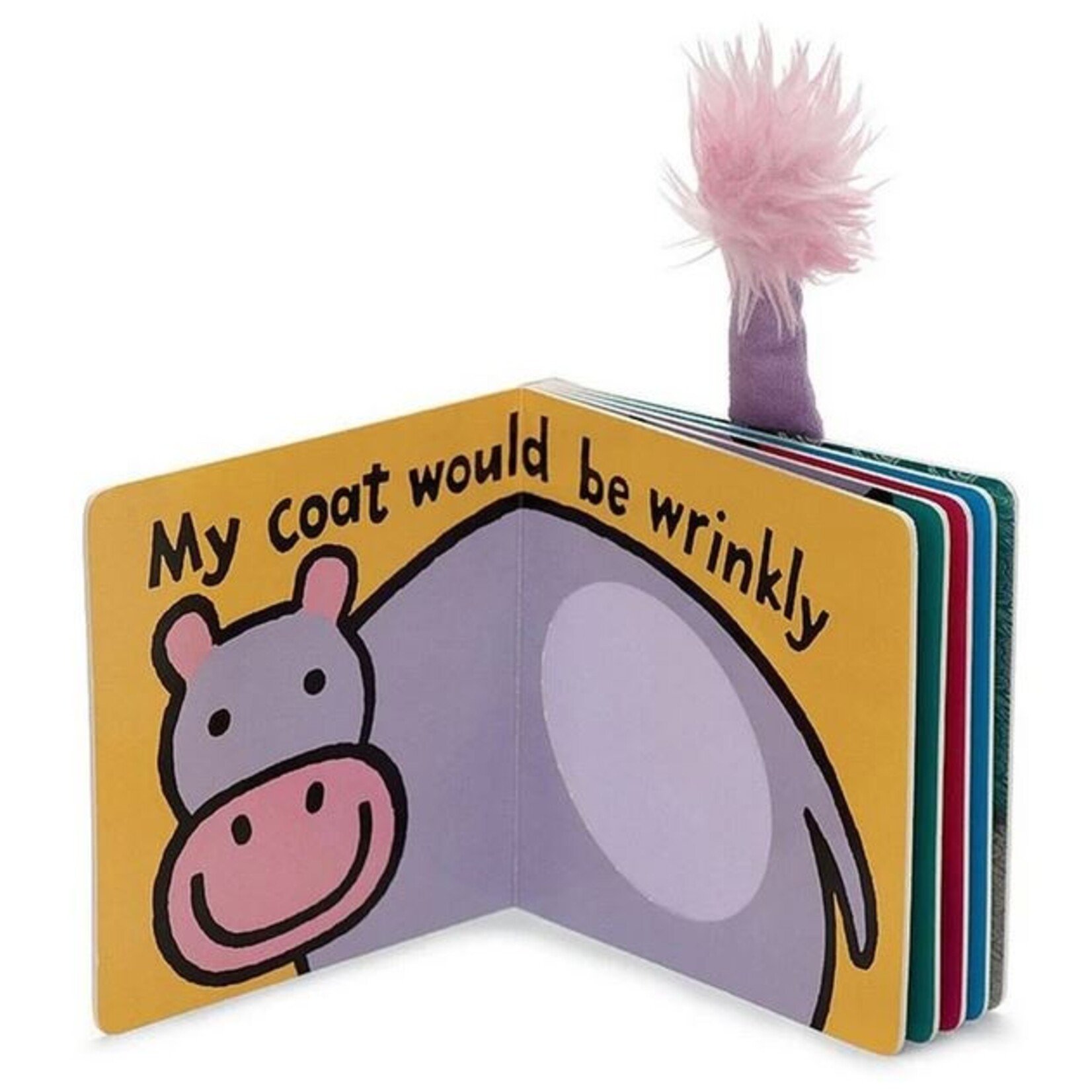 Jellycat Bashful Hippo Book