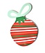 Happy Everything Striped Ornament Mini Attachment