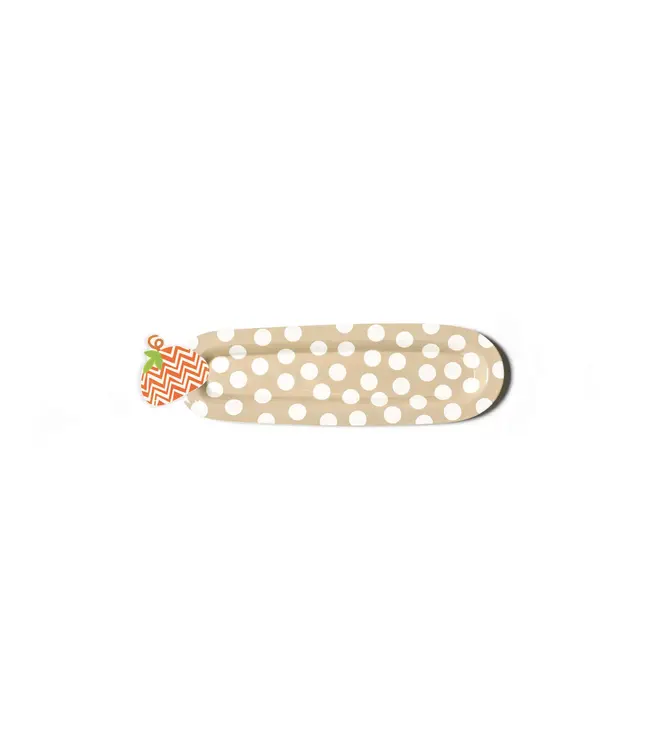 Happy Everything Chevron Pumpkin Mini Attachment