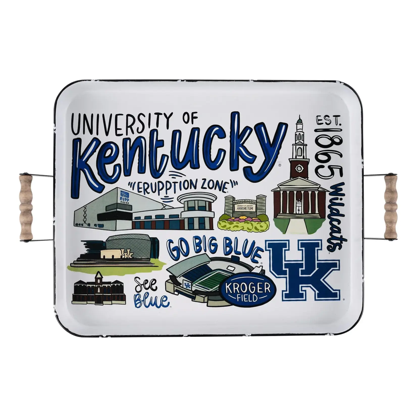 Kentucky Icon Enamel Tray