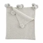 Grey Chenille Blanket