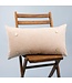 Natural Washed Lumbar Button Pillow
