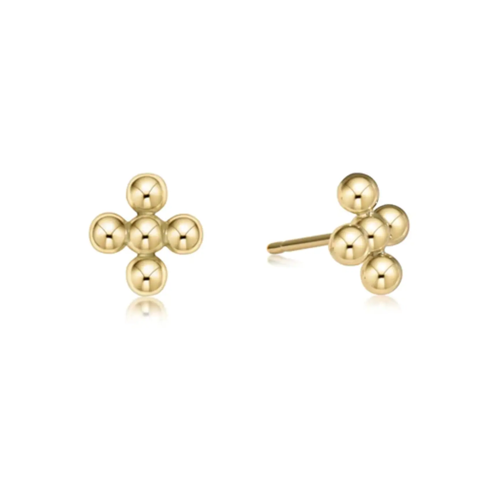 9ct, 4mm Rose Gold Ball Stud Earrings | Pascoes