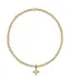 Enewton Classic Gold 2mm Bead Bracelet Cross Charm
