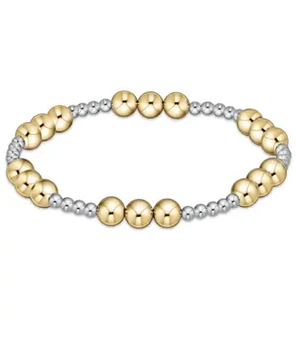 enewton design Enewton Classic Joy Pattern 6mm Bead Bracelet Mixed Metal