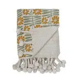 Buttercup Flowers Throw Blanket