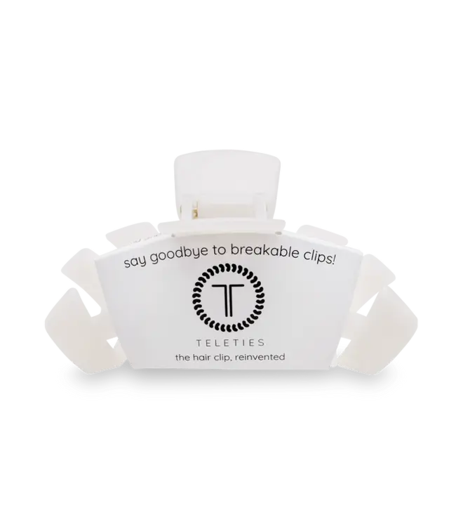 Classic Coconut White Large Hair Clip