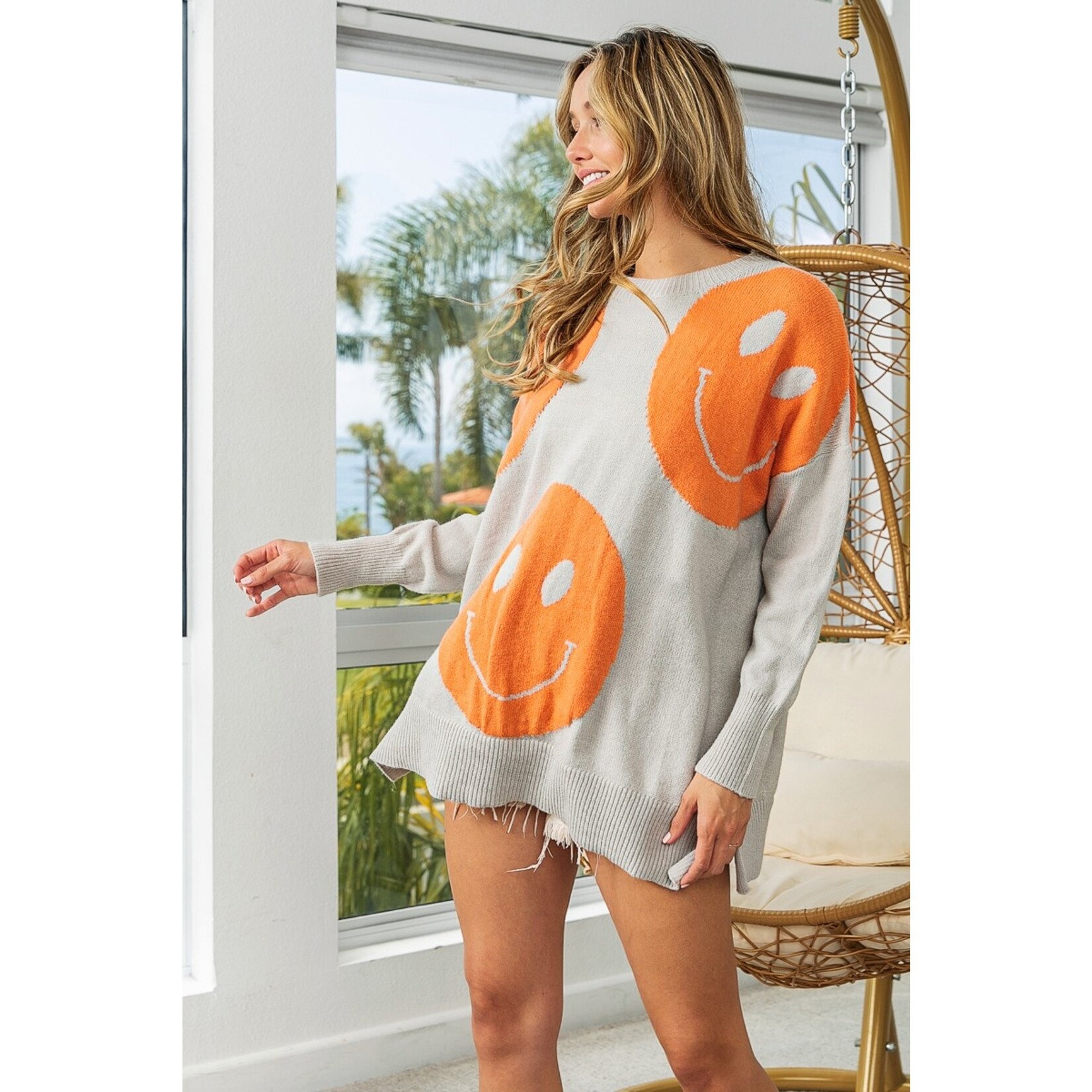 Bibi Brianna Tango Smiley Sweater