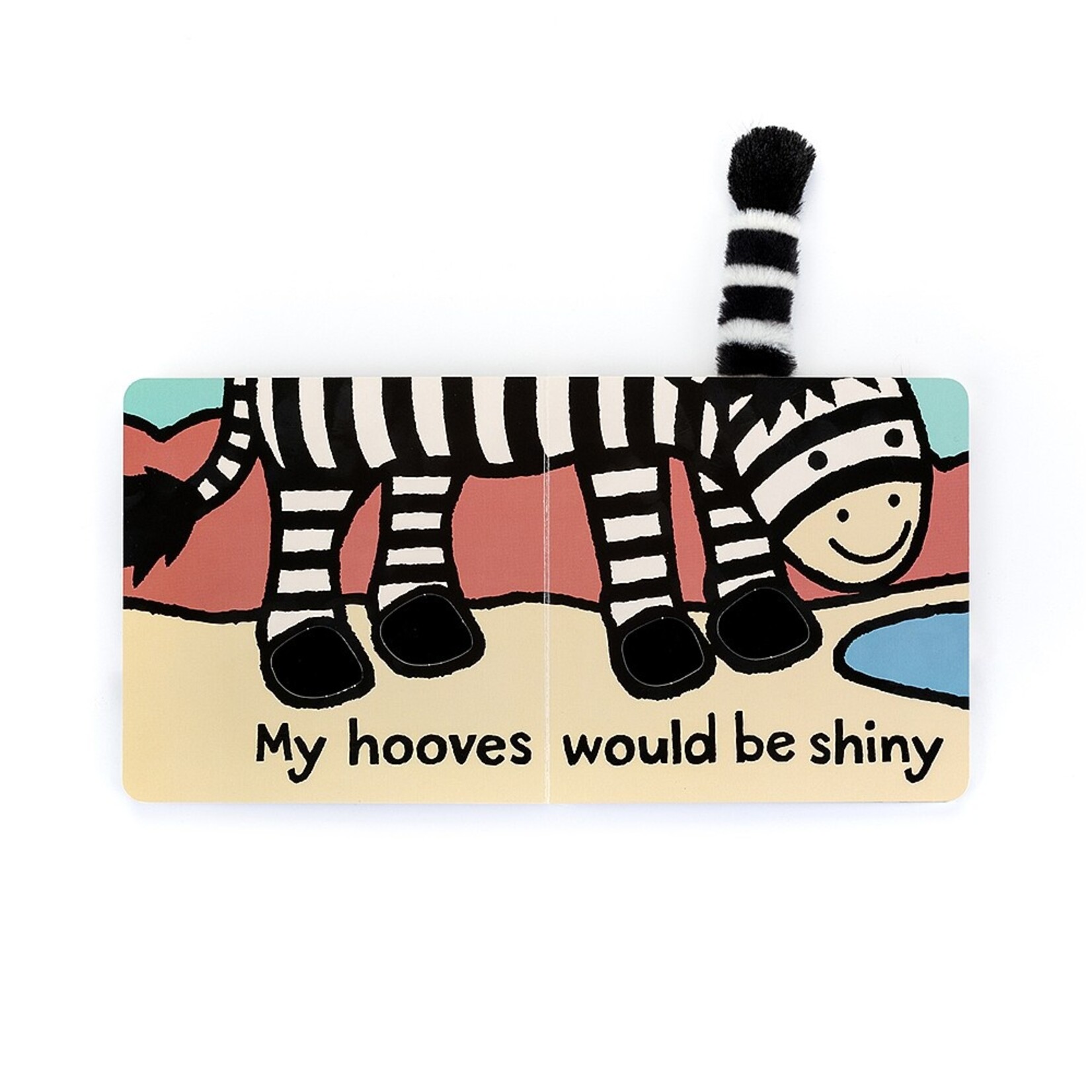 Jellycat Bashful Zebra Book