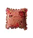 Velvet Floral Pattern Pillow