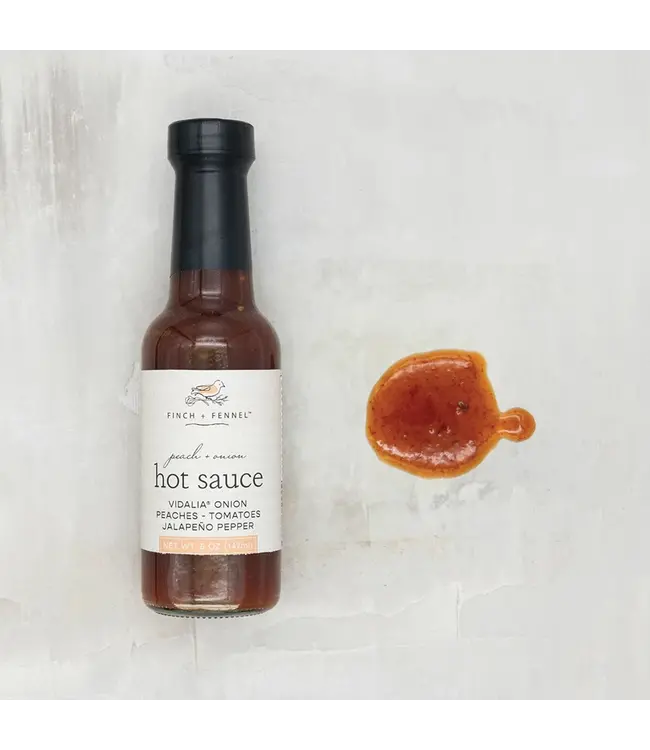 Finch + Fennel Peach & Onion Hot Sauce