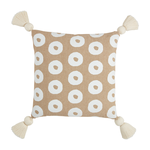 Square Chambray Dotted Pillow