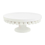 Large White Bead Pedestal