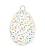 Round Top Mini Party Egg Charm