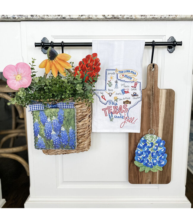 Round Top Mini Bluebonnet Charm