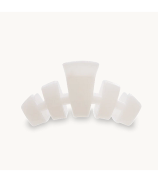 Teleties Classic Coconut White Medium Hair Clip