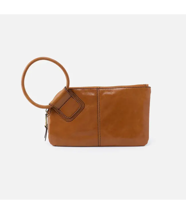 Hobo Sable Wristlet Truffle