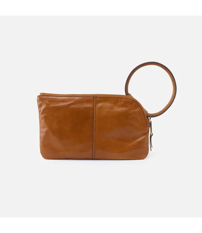 Hobo Sable Wristlet Truffle