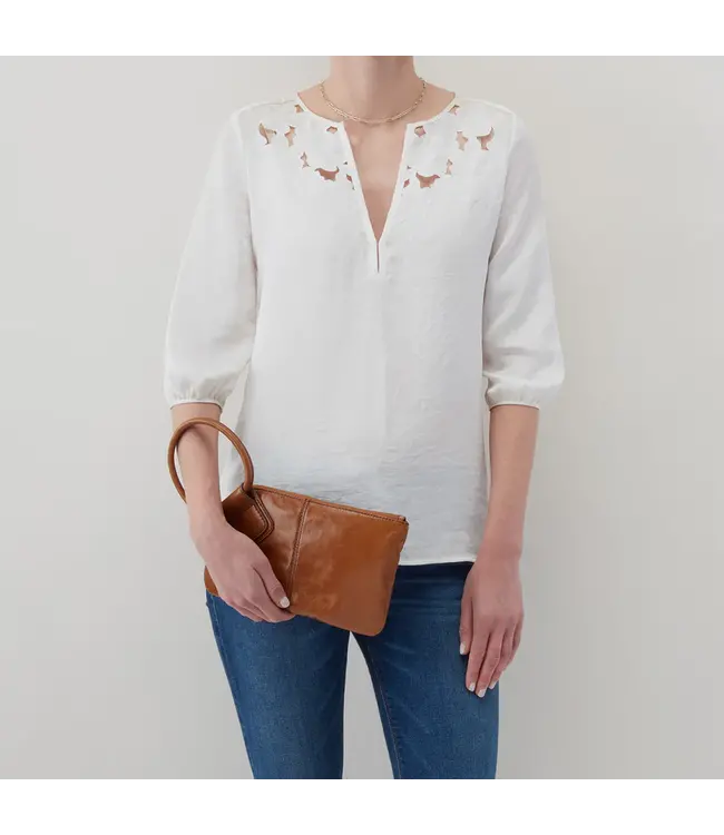 Hobo Sable Wristlet Truffle