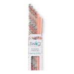Swig Full Bloom & Coral Reusable Straw Set