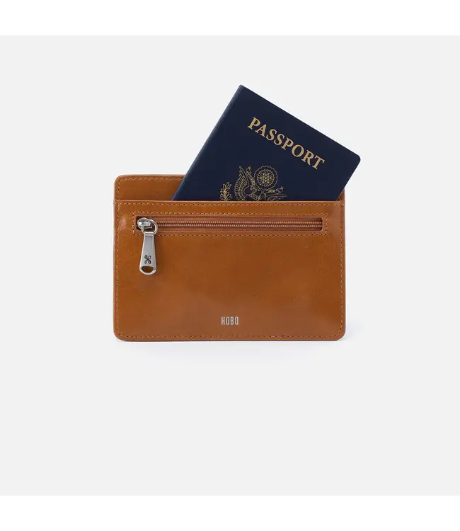 Hobo Euro Slide Card Case Truffle
