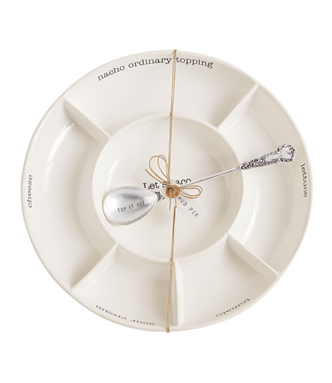 Taco Bar Serving Set