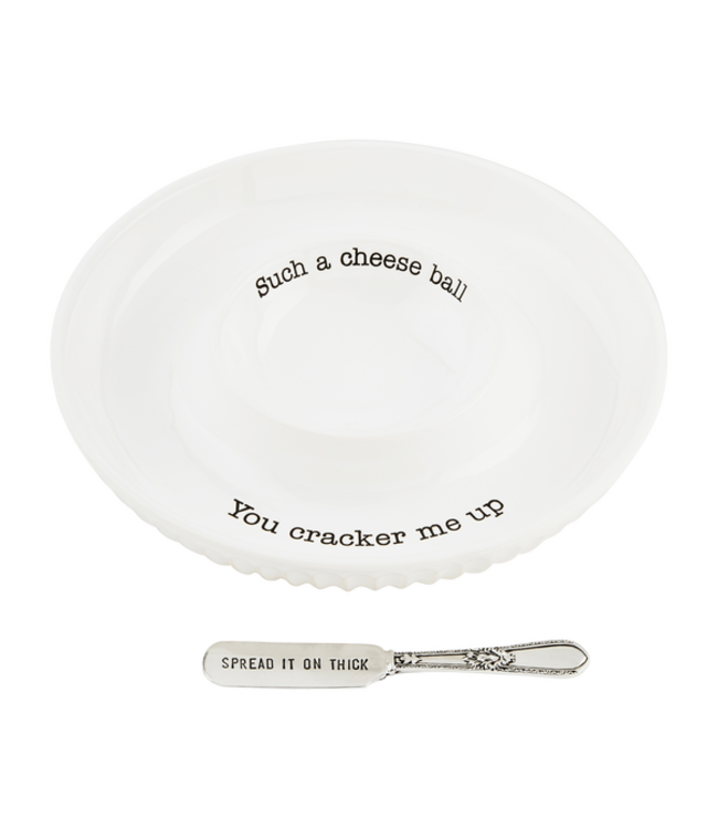 Cheese Ball Serving Dish Set