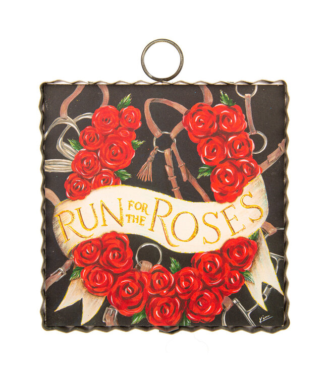 Round Top Mini Run For the Roses Print
