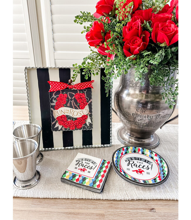 Round Top Mini Run For the Roses Print